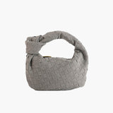 Ilyse | Geflochtene Mini-Tasche aus Wildleder