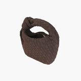 Ilyse | Geflochtene Mini-Tasche aus Wildleder