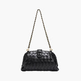 Tessa | Geflochtene Damen-Tasche mit Kettenriemen