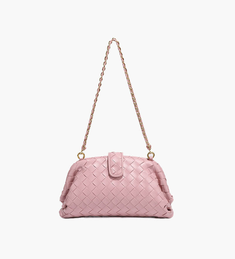 Tessa | Geflochtene Damen-Tasche mit Kettenriemen