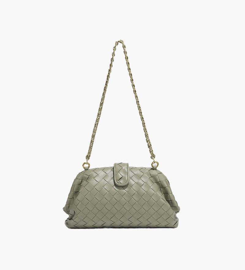 Tessa | Geflochtene Damen-Tasche mit Kettenriemen