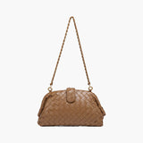 Tessa | Geflochtene Damen-Tasche mit Kettenriemen