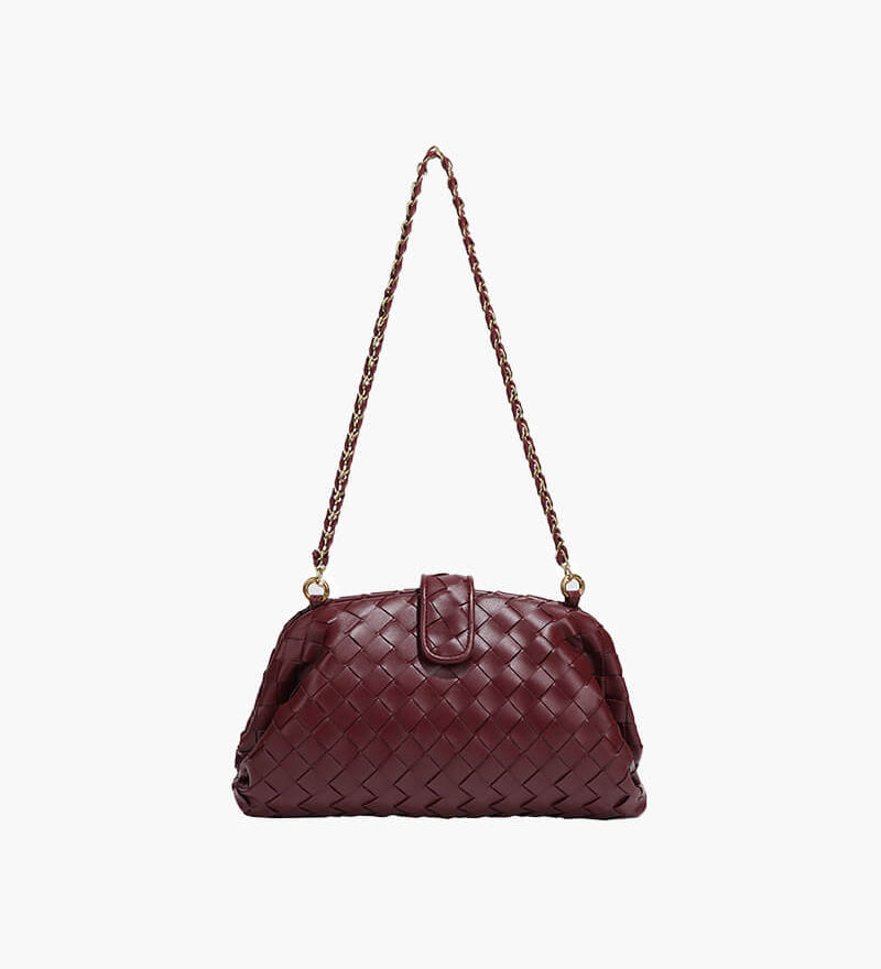 Tessa | Geflochtene Damen-Tasche mit Kettenriemen