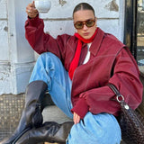 Damen Oversize Jacke – Modische Übergangsjacke im lässigen Streetstyle