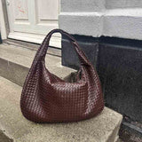 Charlyne | Große geflochtene Hobo-Tasche