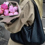 Charlyne | Große geflochtene Hobo-Tasche