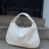 Charlyne | Große geflochtene Hobo-Tasche