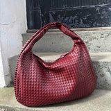Charlyne | Große geflochtene Hobo-Tasche
