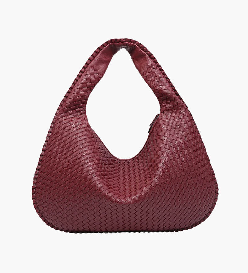 Charlyne | Große geflochtene Hobo-Tasche