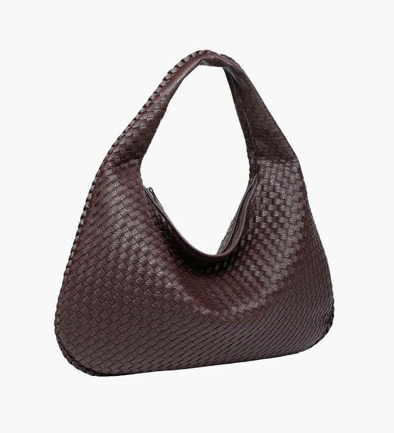 Charlyne | Große geflochtene Hobo-Tasche