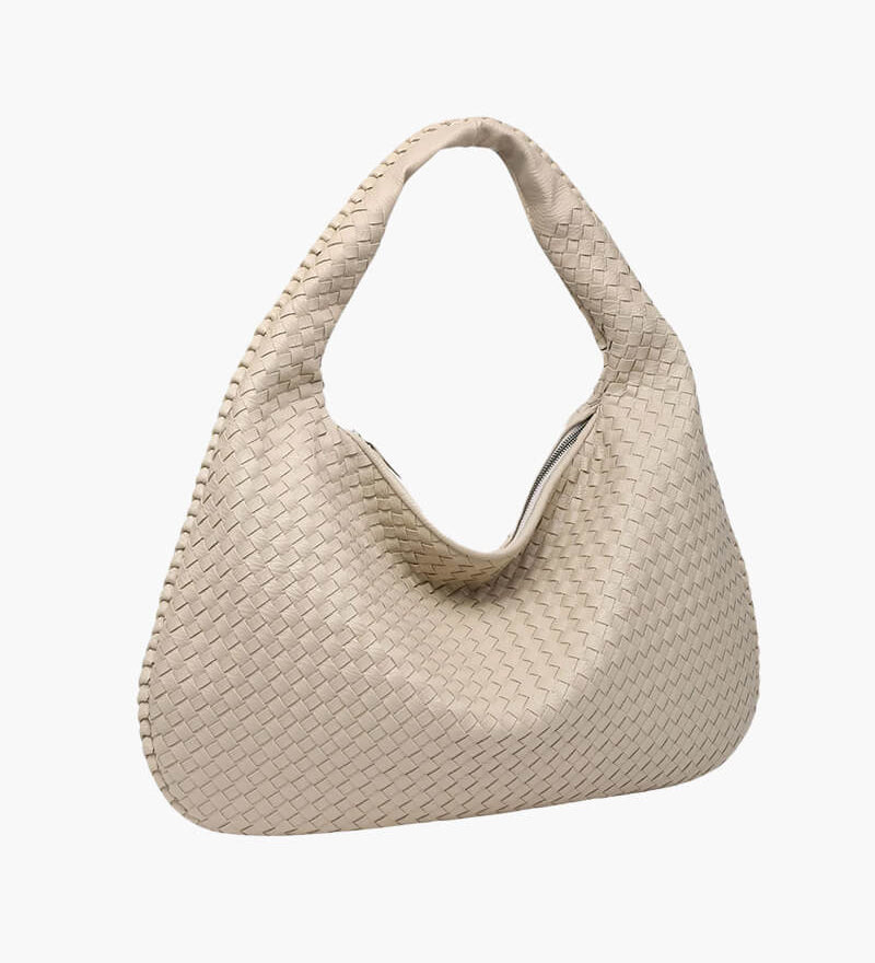 Charlyne | Große geflochtene Hobo-Tasche