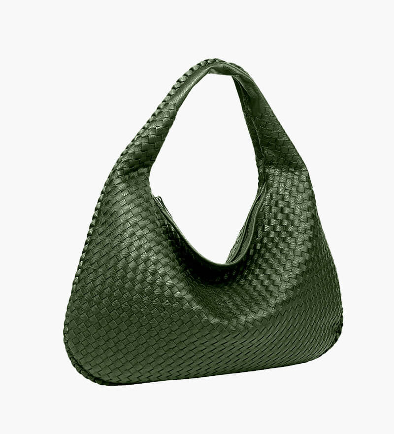 Charlyne | Große geflochtene Hobo-Tasche