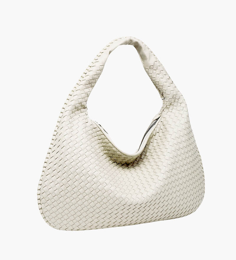 Charlyne | Große geflochtene Hobo-Tasche