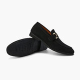 Elias | Lässig Herren-Loafer aus Wildleder mit edlem Metall-Detail