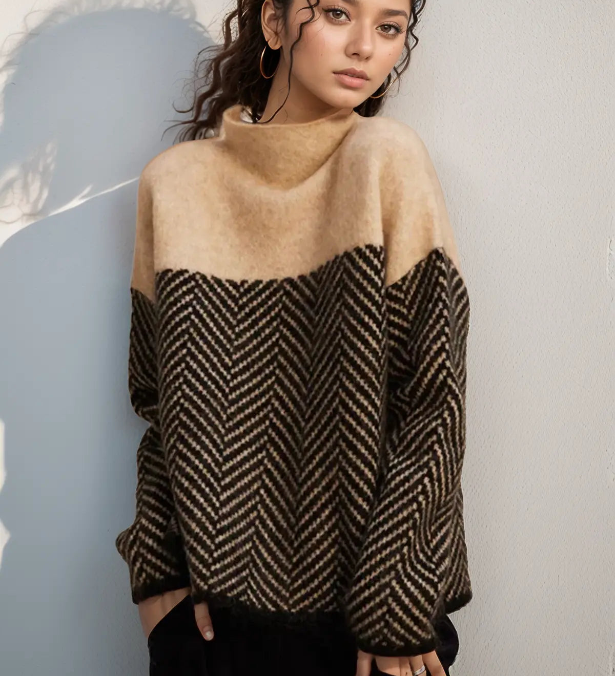 Elena | Bequemer Rollkragenpullover Zendoo.de