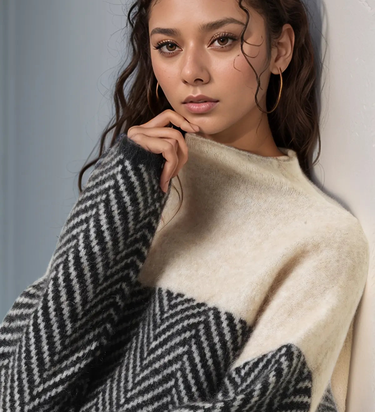 Elena | Bequemer Rollkragenpullover Zendoo.de