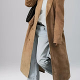 Elena | Suede Trenchcoat Zendoo.de