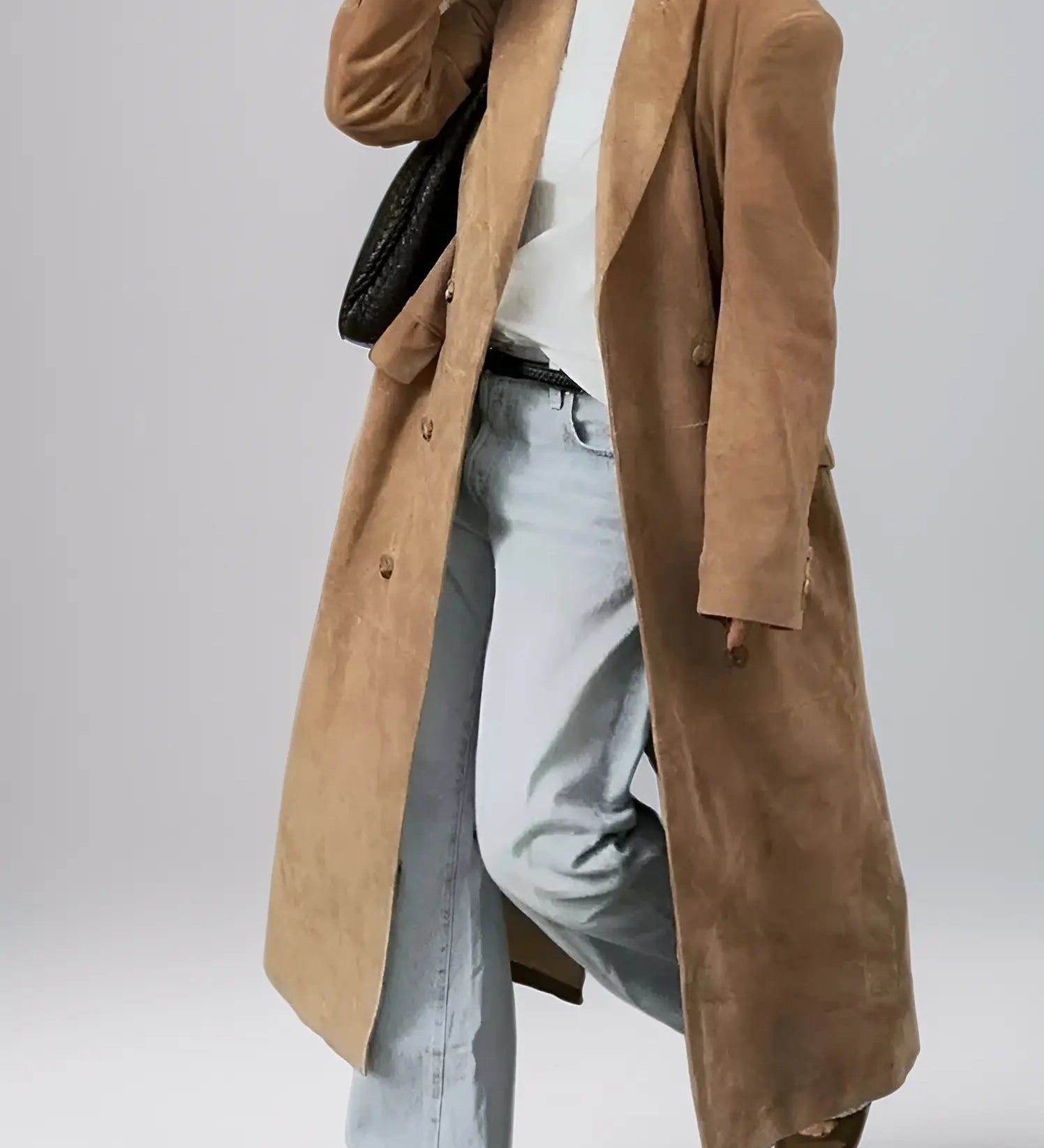 Elena | Suede Trenchcoat Zendoo.de