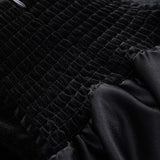 Jennifer | Corsagen-Top mit Herz-Ausschnitt und voluminösem Satin-Peplum