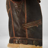 Thomas™ | Exklusive Fliegerjacke mit Fellkragen