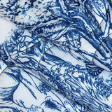 Flora | Geblümte Steppjacke mit blauem Print – Stilvoll und gemütlich