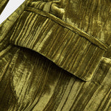 Amelie | Samtjacke mit Bindegürte