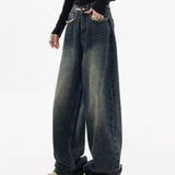 Vintage Baggy Jeans mit Wasch-Effekt – Moderner 90er-Look mit entspannter Passform
