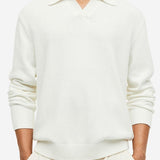 Eleganter Pullover mit offenem Kragen für stilvolle Looks