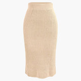 Klara | Elegantes Strick-Set mit Wickel-Oberteil & Bleistiftrock