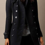 Adelina | Eleganter langer Trenchcoat Zendoo.de