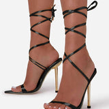 Talons aiguilles à lacet