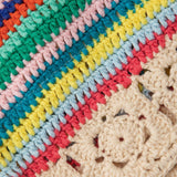 Naila | Boho-Strick-Zweiteiler mit Bustier & Shorts