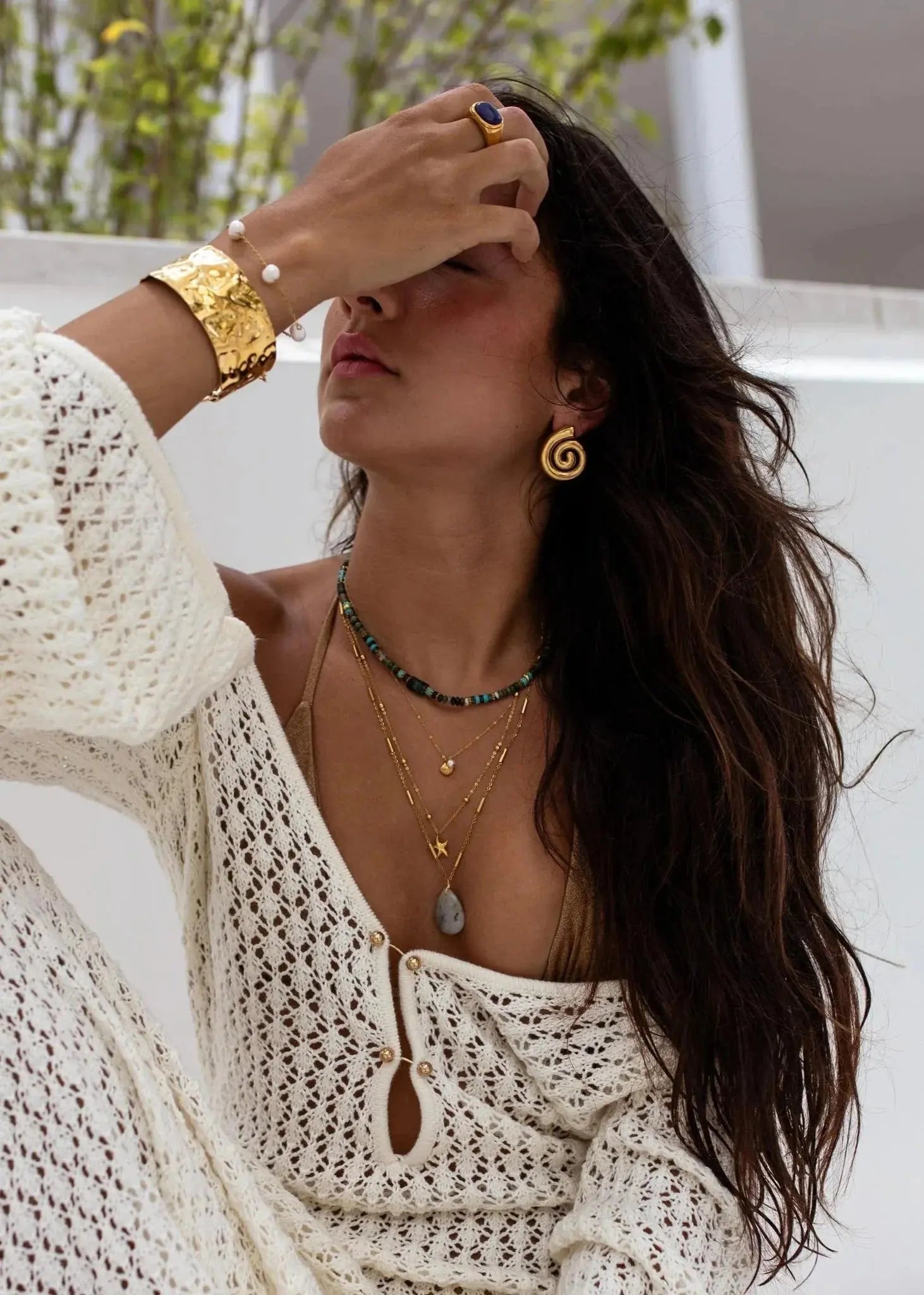 Mila | Elegante Fuhrmann-Ohrringe in GolD Zendoo.de