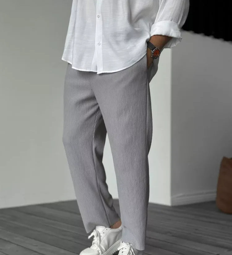 Don | Moderne Hose mit Rippstruktur