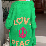 Blossom | LOVE & PEACE Strickjacke Zendoo.de