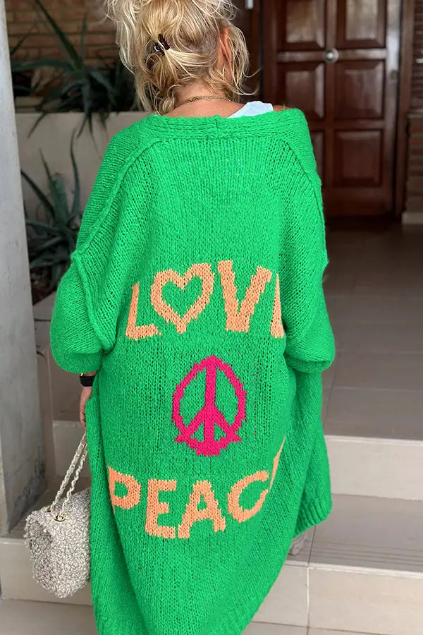Blossom | LOVE & PEACE Strickjacke Zendoo.de