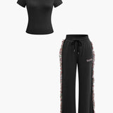 Jade | Freizeit-Set mit Fransen-Details