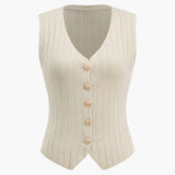 Estelle | Strick-Set mit Blazer, Weste & Midirock