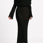 Emma | Bouclé Maxi Kleid Zendoo.de