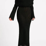 Emma | Bouclé Maxi Kleid Zendoo.de