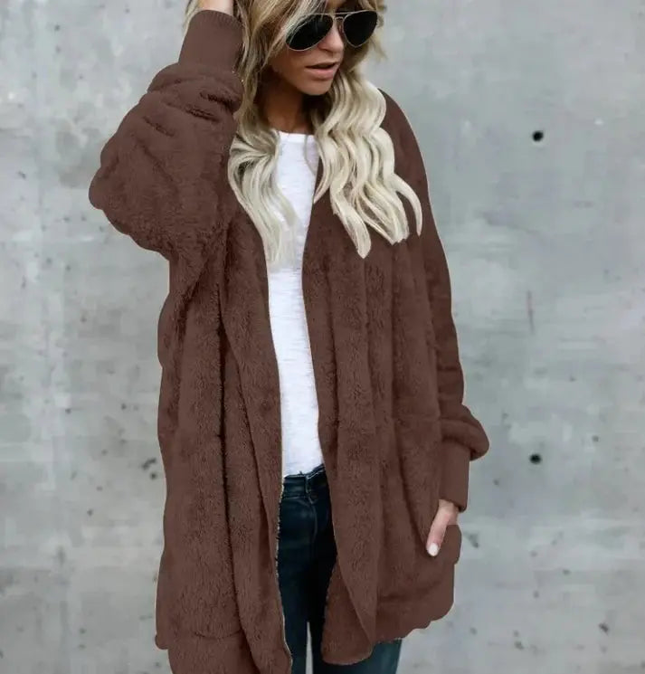 Lia | Warme Teddy Fleecejacke Zendoo.de