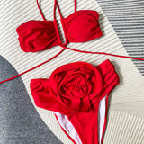 ROBINE | Bikini Mit Neckholder Und Blumendetail Zendoo.de