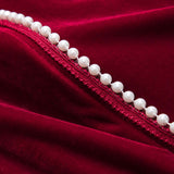 Fritzi | Edles Samt-Top mit Plisseerock