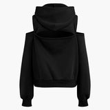 Evangeline | Sportliches Hoodie-Set mit Cut-Outs