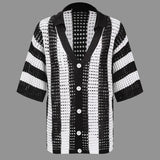 Noemi | Stylisches Häkel-Zweiteiler-Set mit Streifenmuster