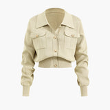 Aviana | Strick-Set mit Blazer und Rock