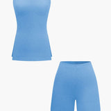 Athena | Elegantes Zweiteiler-Set mit Bustier-Top & Shorts