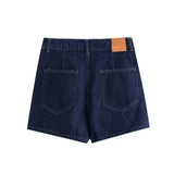 Xaveria | Denim Zweiteiler mit kurzärmeliger Jacke