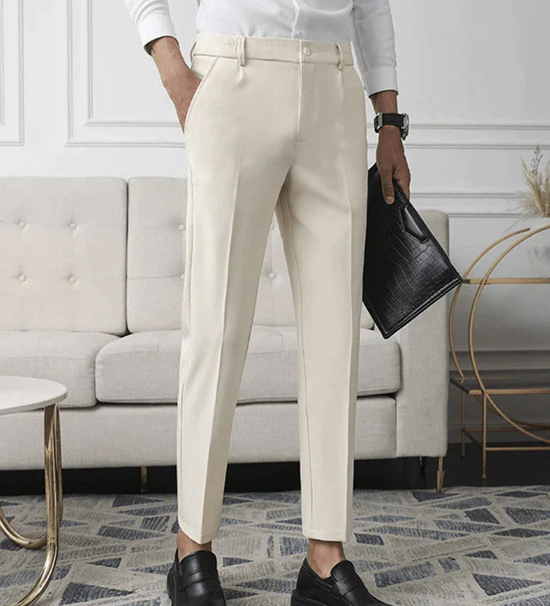 Walker | Hoch taillierte Slim Fit Business-Hose