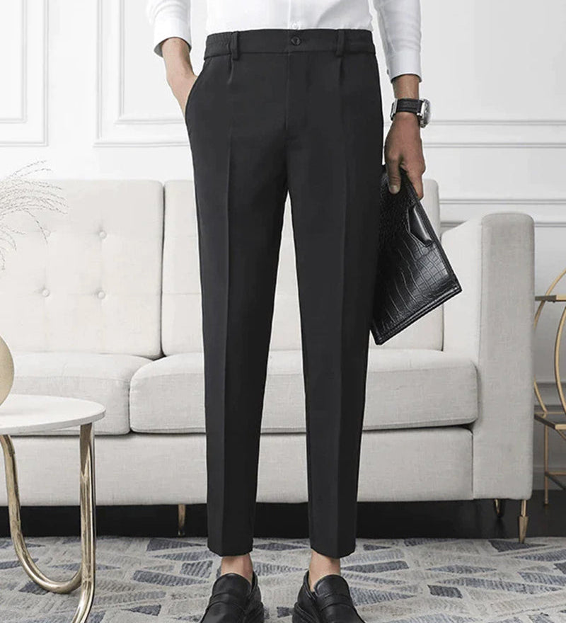 Walker | Hoch taillierte Slim Fit Business-Hose